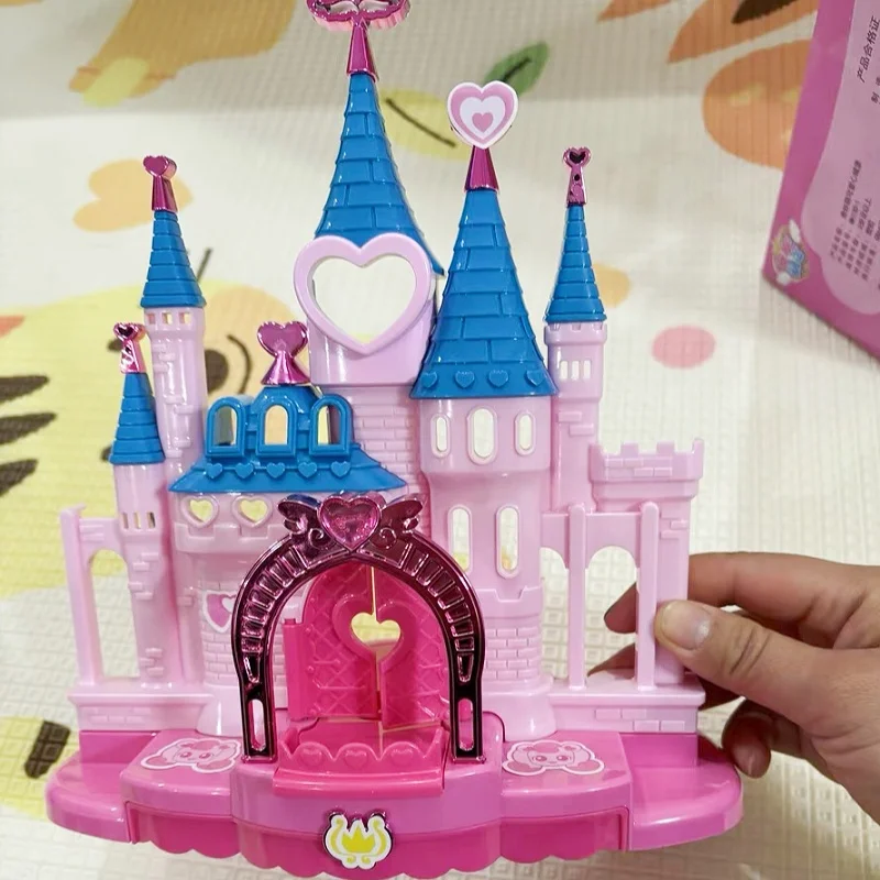 Nouvelle merveilleuse série mignonne jouets rêveur Mini parc d'attractions château miroir magique boîte poupée cadeau pour enfants jouets Kawaii pour fille