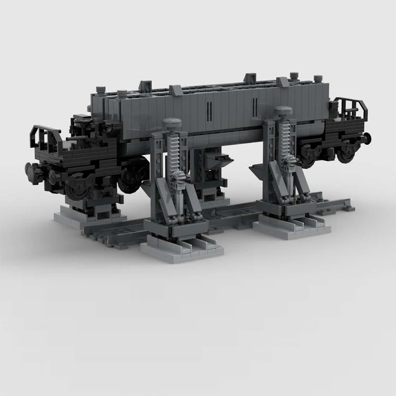 Model Mobil Kota MOC Batu Bata Bangunan Rel Poros Utama Jack Teknologi Modular Hadiah Liburan Rakitan Mainan Anak-anak