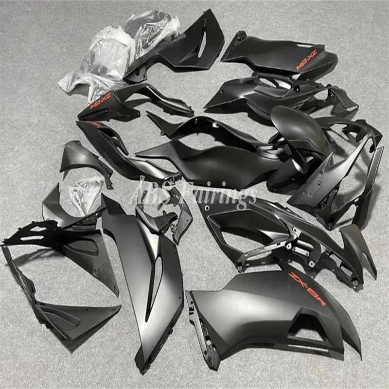 4Gifts New ABS Motorcycle Fairings kit Fit For Kawasaki ZX-6R 636 19 20 21 22 23 24 2019 2020 2021 2022 2023 2024 Matte Black