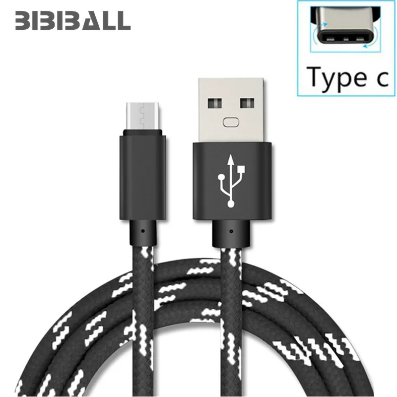 20cm 2m 3m TYPE C Data USB Charger Cable for Xiaomi mi 9 A2 A1 mix 2S huawei p20 lite pro Nylon Fast Charging Origin Long Wire