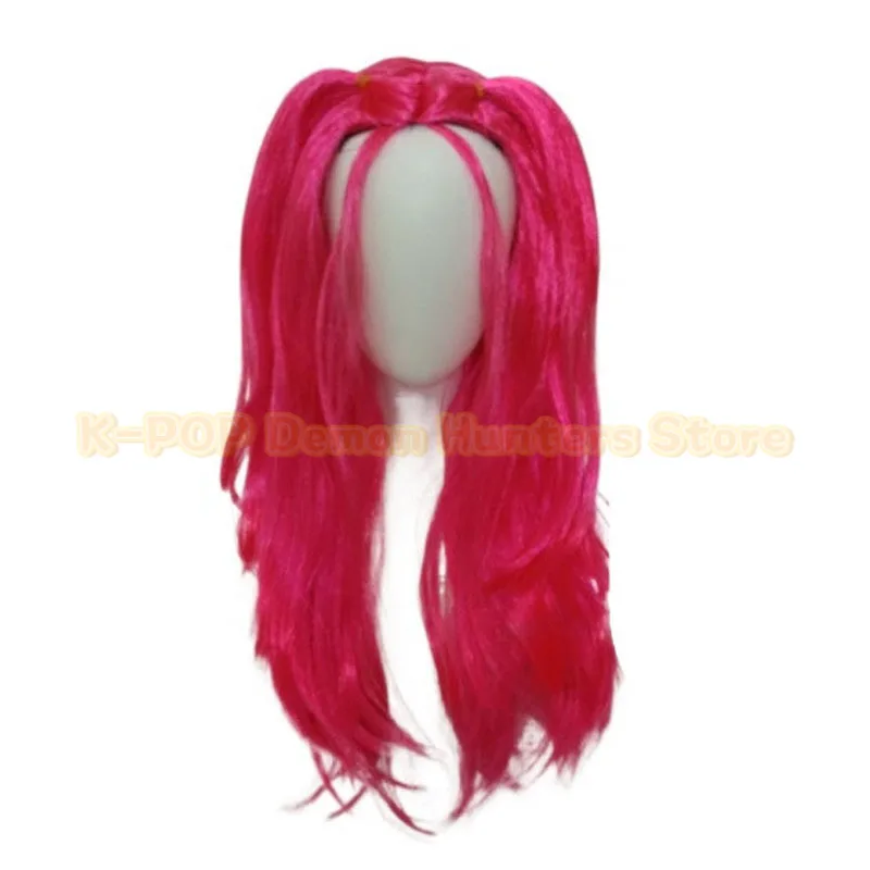Peruka cosplay HOT KPOP Demon Hunters Rumi, fioletowa, na Halloween, imprezę, do odgrywania ról, odporna na ciepło, syntetyczna, na co dzień, prezent na Halloween