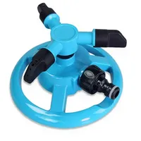 1PC Garden Sprinklers Automatic Watering Grass Lawn 360 Degree Rotating Water Sprinkler 3 Arms Nozzles Garden Irrigation Tools