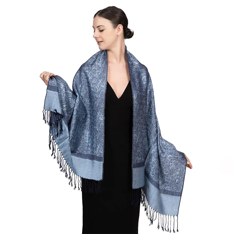 2023 Fashion Jacquard Scarf Women Winter Long Soft Shawls Ladies Headscarf  Scarves Comfortable And Warm Blanket Wraps