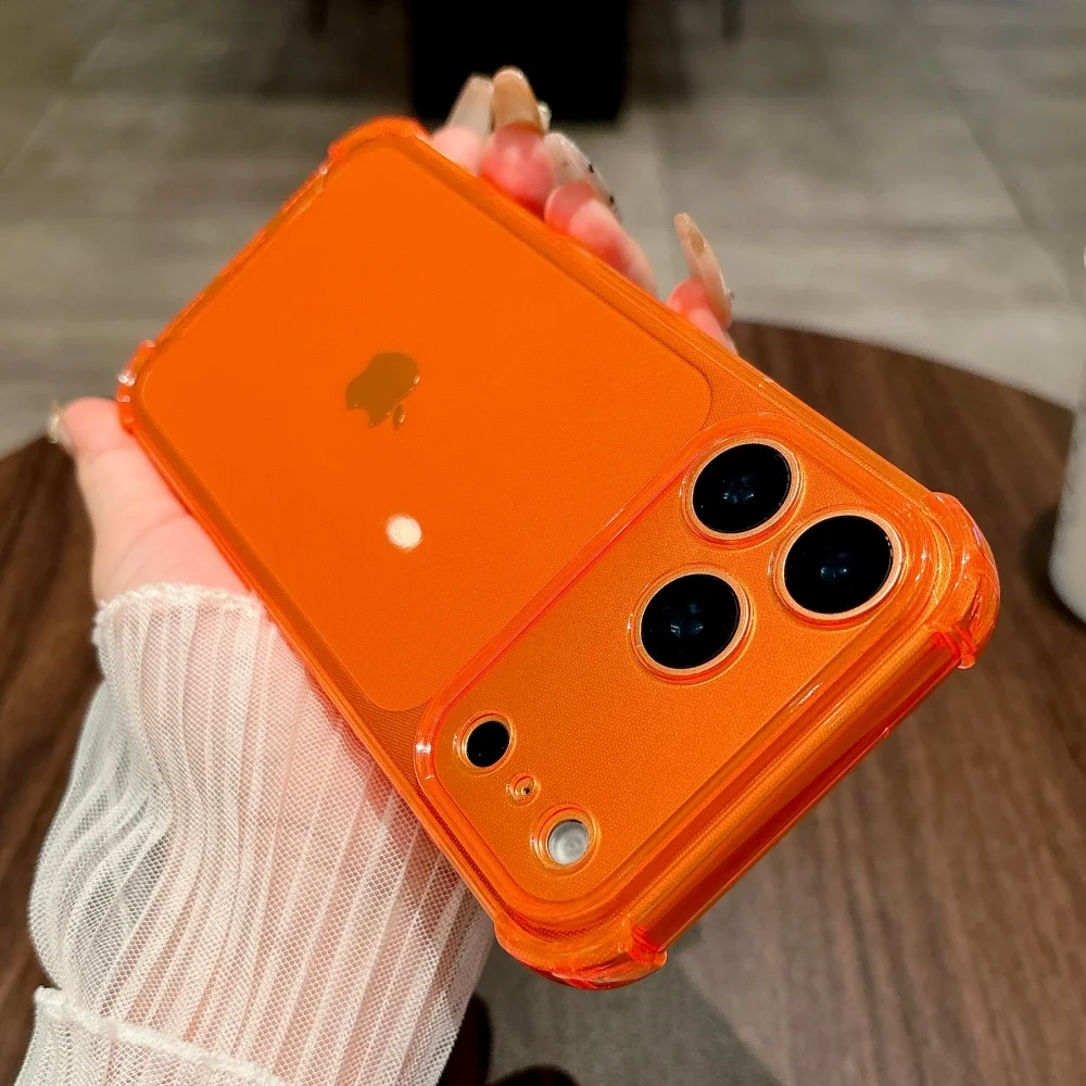 Stoßfeste Neon-Soft-TPU-Klarhülle für iPhone 17 Pro Max 16 15 14 13 12 11 XR XS X 7 8 Plus mit Kameraschutz aus Silikon – Detail 11