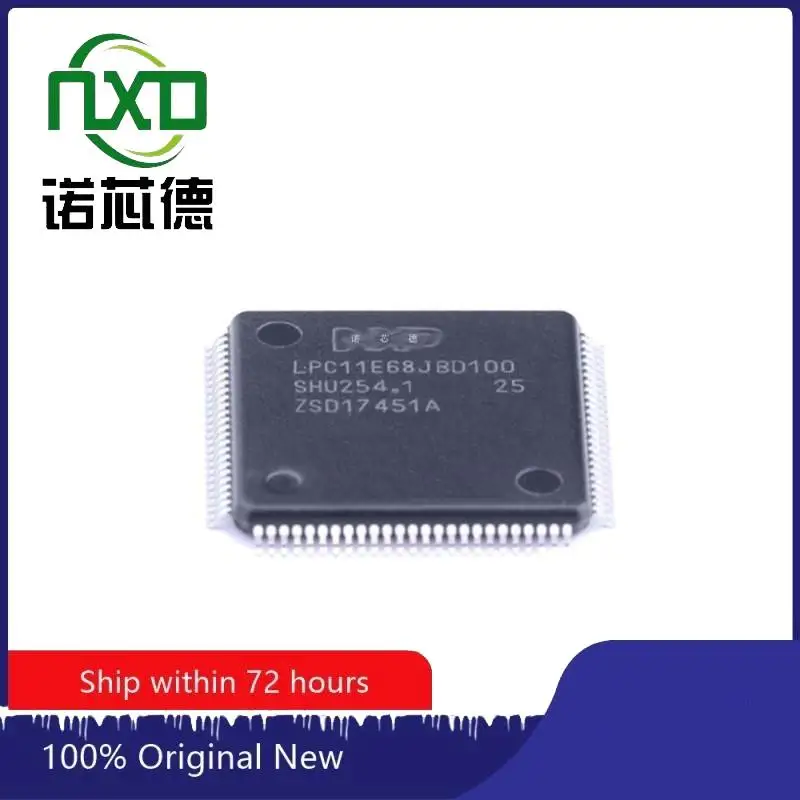 

5PCS / LOT 100% NEW LPC11E68JBD100E LQFP-100 EMBEDDED MICROCONTROLLER CHIP ELECTRONIC COMPONENTS