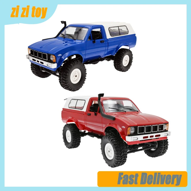 

Naughty Dragon Wpl Pickup Truck C-24 Full Scale 1:16 2.4g Four-Wheel Drive Off-Road Climbing Vehicle Rc Car Remote Control Model
