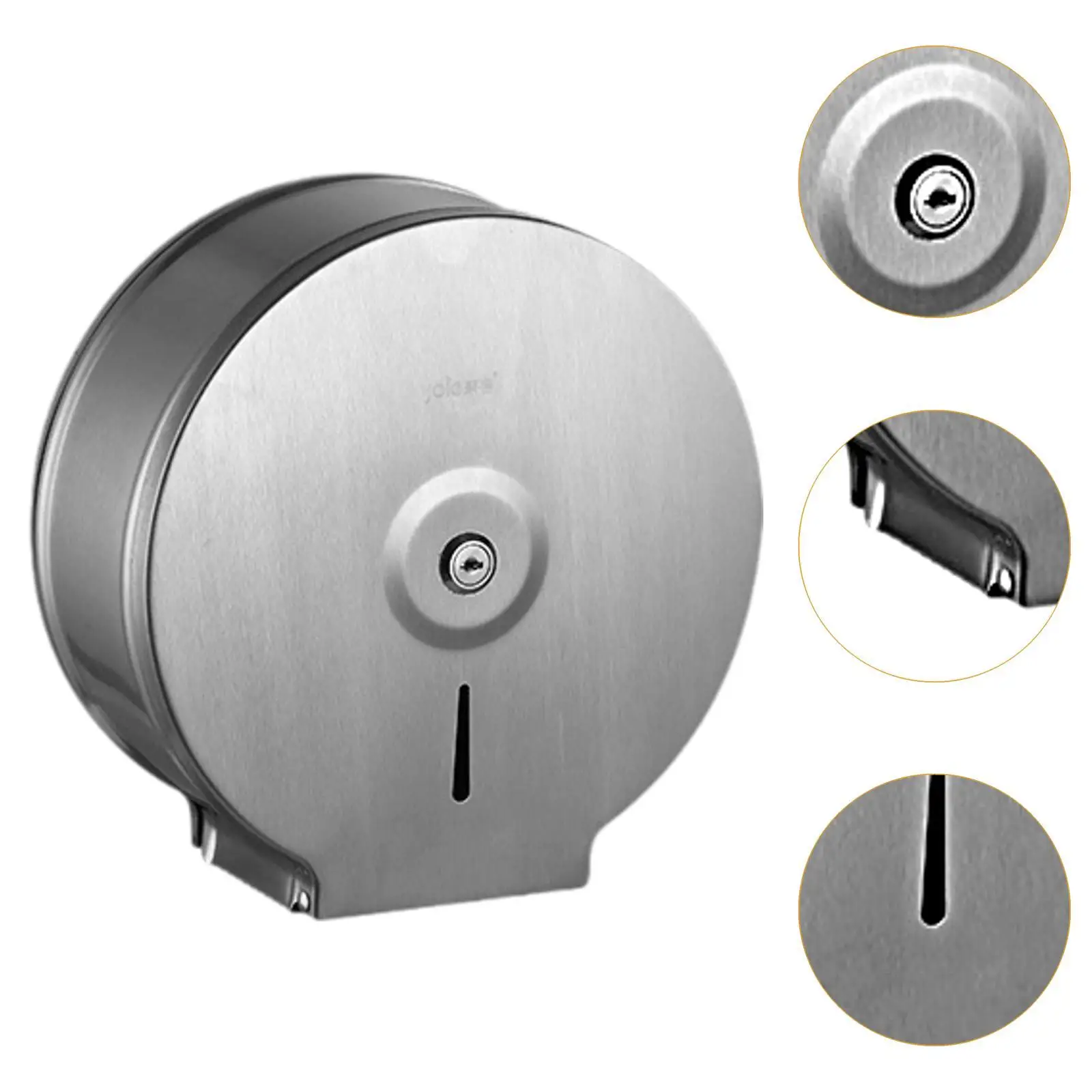 Commercial Jumbo Toilet Paper Dispenser Waterproof Rustproof Stainless Steel for Bathrooms Banks Hotels Other Public Places - Image 5