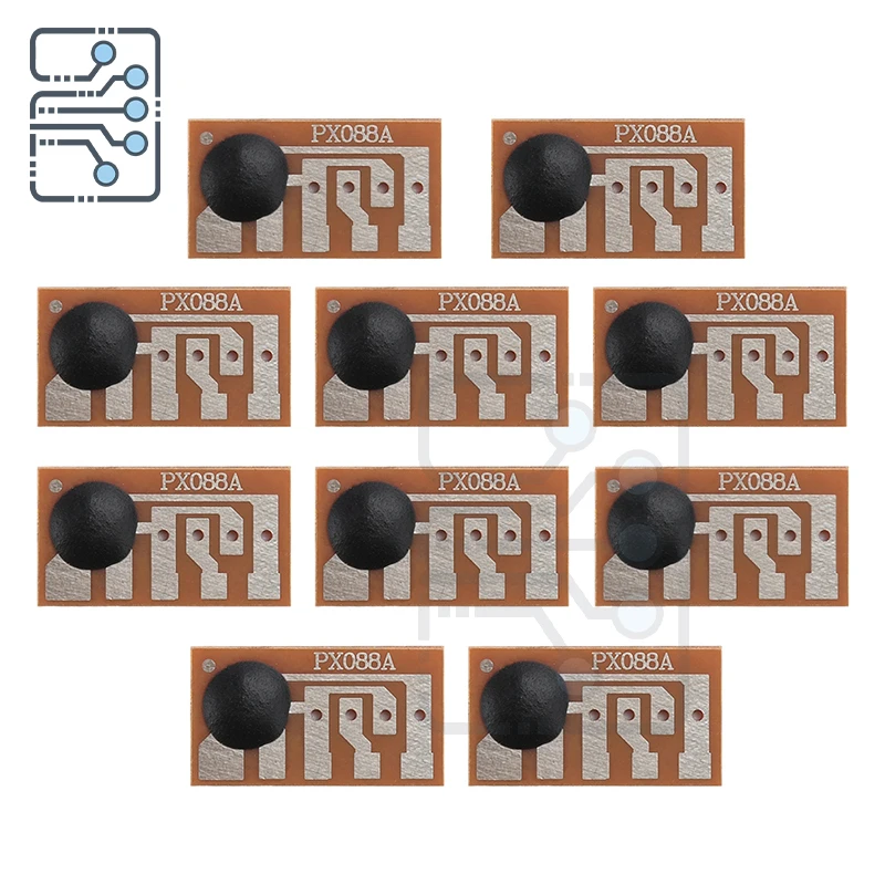 10PCS DC 3-4.5V single tone trigger voice module HS-088 doorbell IC sound chip for can be used for DIY or repair doorbell