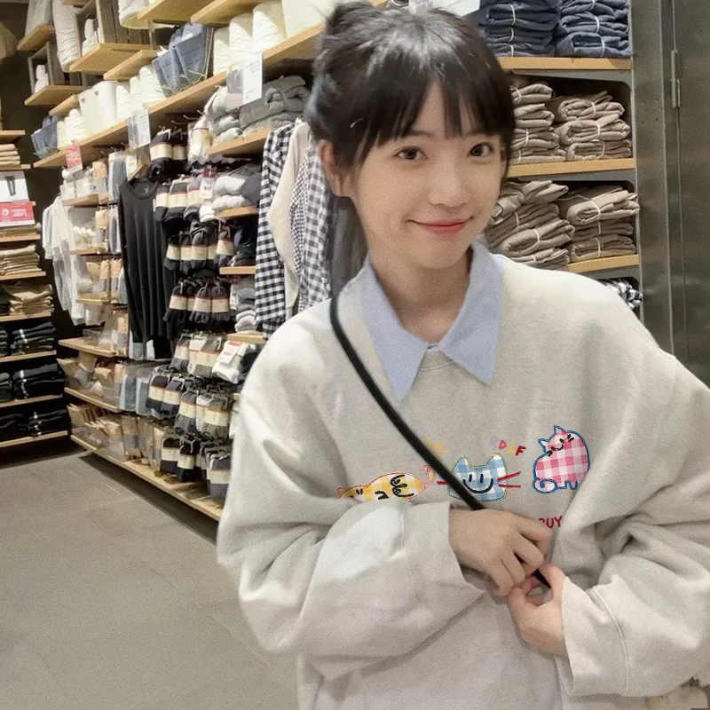 

Толстовки женские с леопардовым принтом, женские, с цветными блоками, градиентные, классические, тяжелые, разноцветные, на четыре сезона, на крутой подкладке, шикарные, уникальные