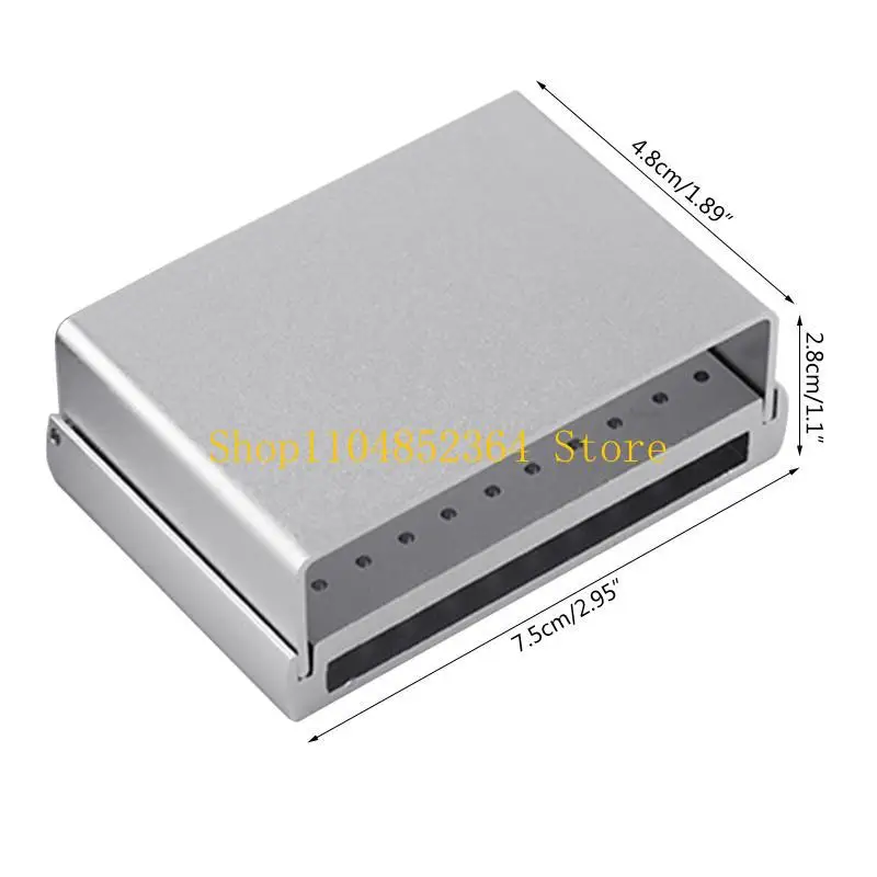 652f الألومنيوم سبيكة الأسنان حامل الحامل Stand 58 ثقوب AutoClave Orinfection Dental Bur منظم سهل الاستخدام من أجل BUR الإبر