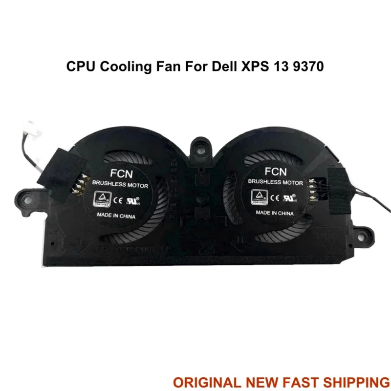 For Dell XPS 13 9370 0980WH 980WH PC Radiator ND55C19-16M01 DC 5V 4PIN CPU Fan