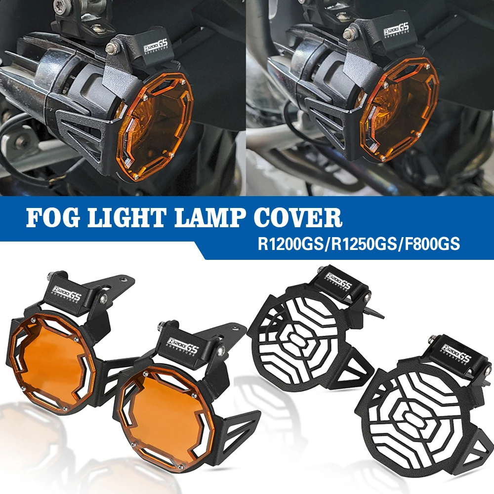 

For BMW R1250GS R1250 R 1250 GS ADV Adventure 2018 2019 2020 2021 2022 23 Motorcycle Fog Lamp Light Cover Guard Grille Protector