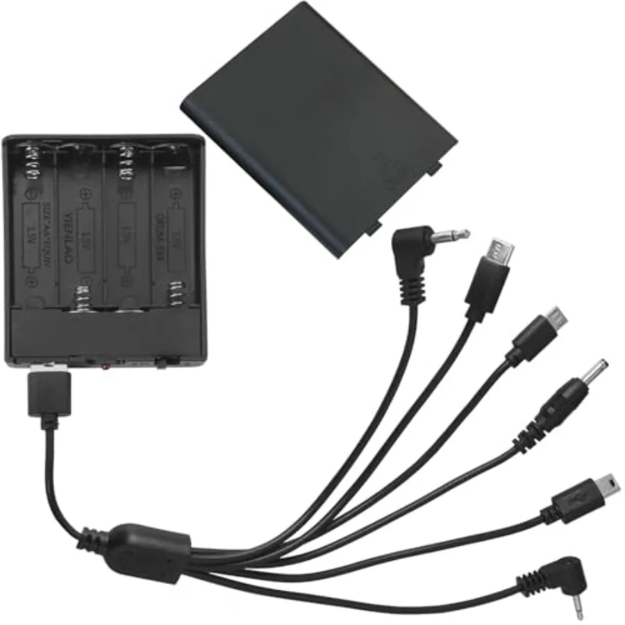Universal Safe Emergency External Power Box 6 Connector Universal Port 4 AA 6V Anti Theft Door Lock Spare Battery Box Ex