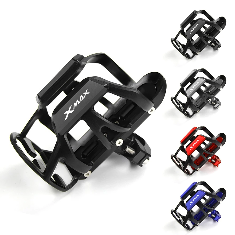 For YAMAHA XMAX300 XMAX400 XMAX125 XMAX X-MAX 125 250 300 400 Motorbike Beverage Water Bottle Cage Drink Cup Holder Sdand Mount