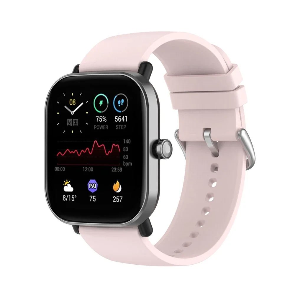 Correa de silicona de 20mm 22mm para Huawei Watch GT 3/2 46mm 42mm correa de reloj inteligente para Huawei Watch 4/3 Pro pulsera para Amazfit GTR