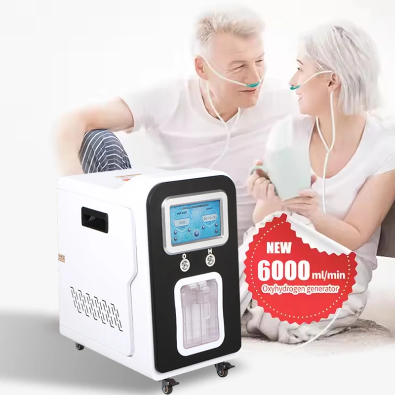 Hydrogen Oxygen Inhaler Hho Brown's Gas Generator Pure h2 + o2 SPE PEM Water Ionizer Medical Hydrogen Inhalation Machine