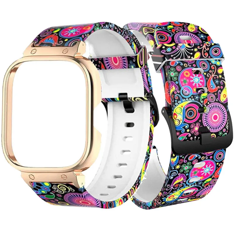 สายนาฬิกาสำหรับ Xiaomi redmi Watch 4สายรัดข้อมือซิลิโคนสีสันสดใส Xiaomi redmi Watch 4สร้อยข้อมือซิลิโคนสายรัดข้อมือ redmi 4