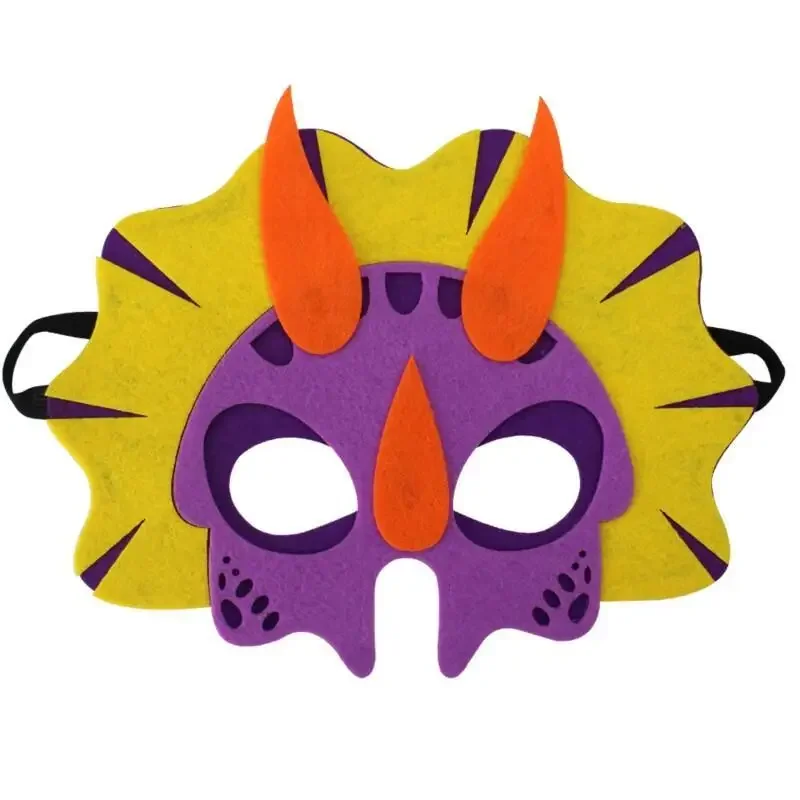 SN55Dinosaur Felt Masks for Boys and Girls, Halloween Jurassic World Dino Mask, Cosplay, Birthday Dinosaur Themed Fancy  Mas$@1w