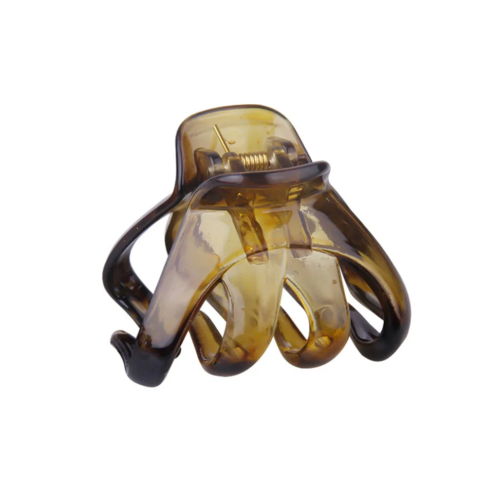 

6pcs Octopus Hair Clips Long Teeth Durable Plastic Comb Supplies Accessories Ponytail Holder Women Travel Portable