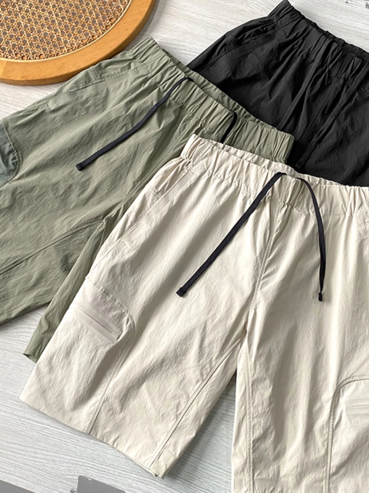 

Outdoor Sports ort Pants Men's Qui Dry Elastic Breathable Casual orts Youth Active Sle Five-Quarter Length Thin Model