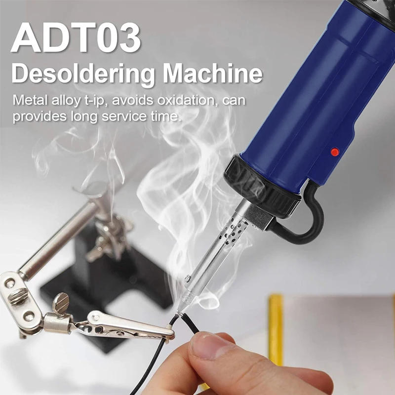 ADT03 Desoldering Gun Portable Solder Sucker Set Electric Vacuum Pump Professional Automatic Remove Tin Welding Tools