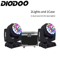 Big LED Bee Eye beam Moving Head 19x40w Beam RGBW or only Flightcase Clay Paky 19x15w Zoom Wash Bee Eye Stage Lights DMX