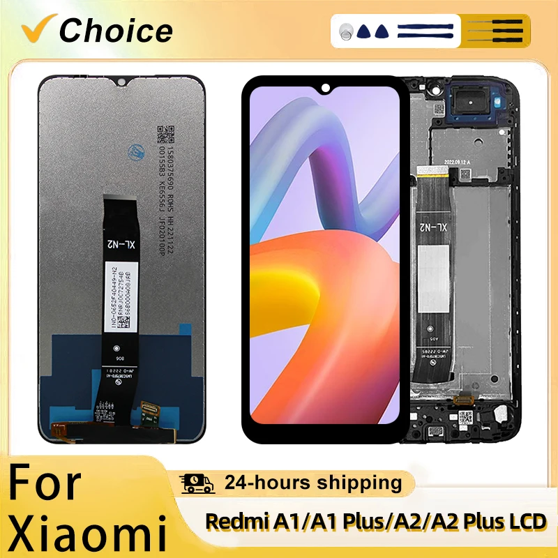 6.52“ Display For Xiaomi Redmi A1 A1+ LCD Display Touch Screen Digitizer Assembly For Redmi A2 A2+ LCD Display Replacement Parts