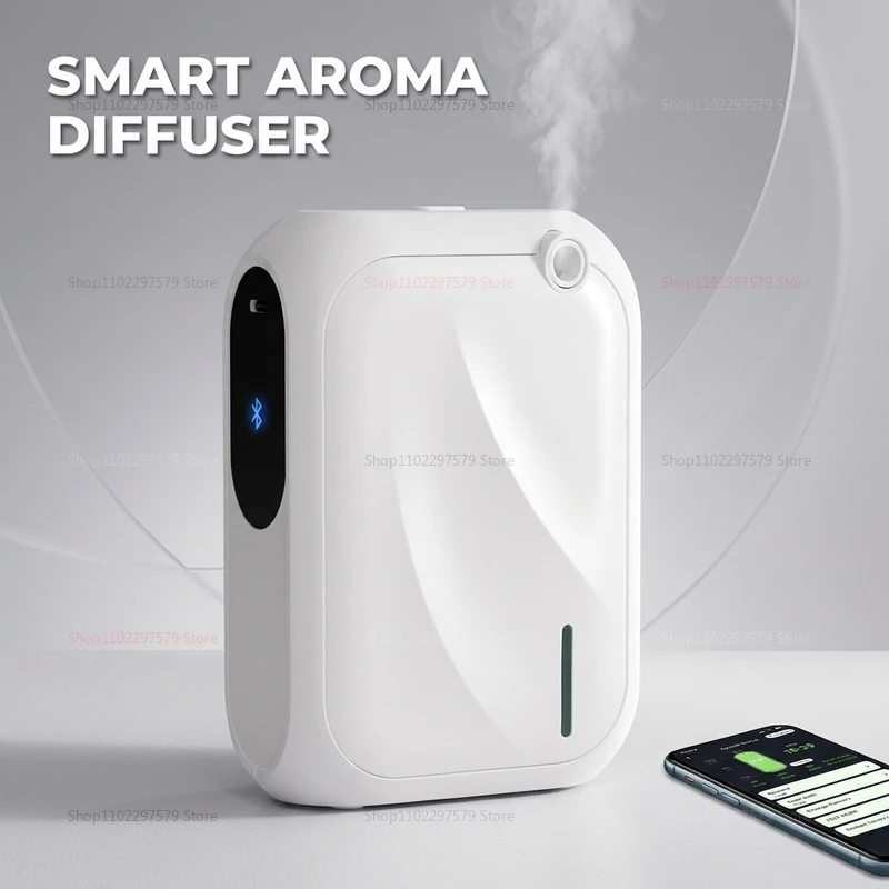 

Ароматизатор воздуха для дома на площади 1000 кв. м. Беспроводной диффузор для эфирных масел с технологией холодного распыления воздуха, распылитель ароматов