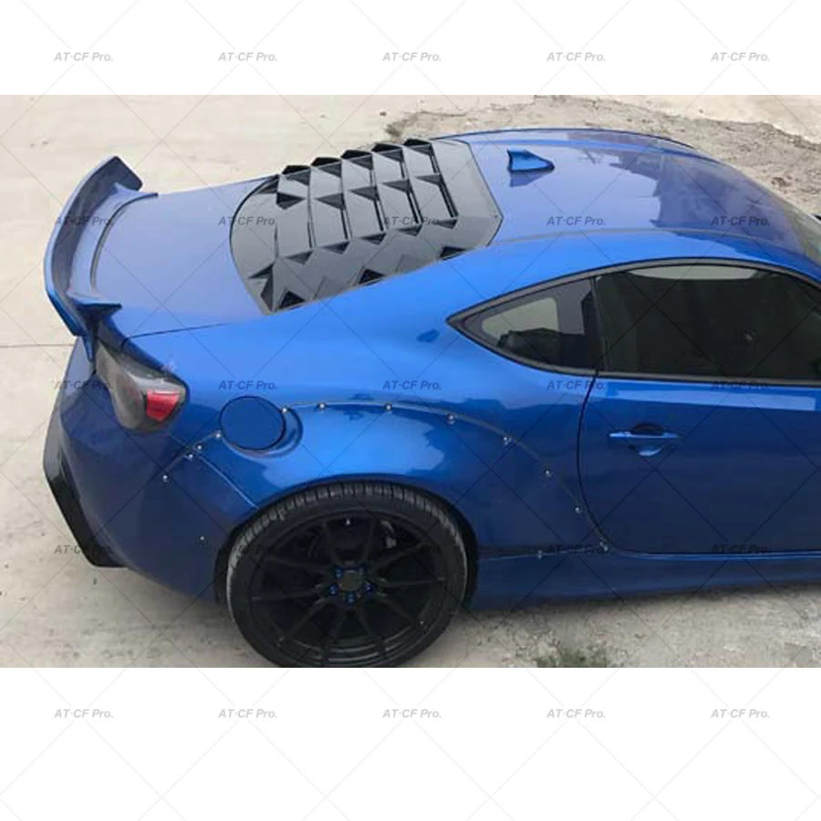 For Toyota GT86 Subaru BRZ Air Outlet Diffuser Back Shutter Car Rear Window Louver Top Wing Spoiler Body Kits 2013-2019