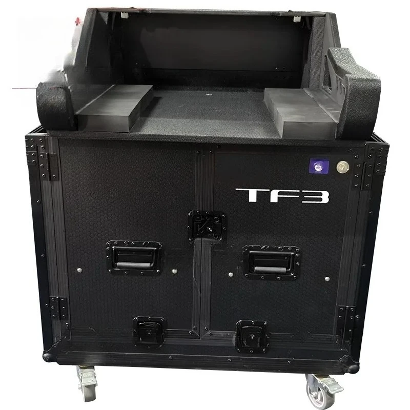 

Manufacturer Customized Full Black Flip Road Hydraulic Flight Case for Yamaha TF3 Laptop OEM Support