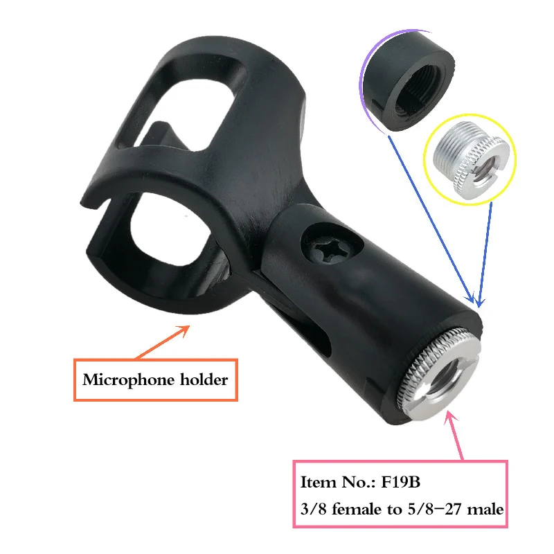 1/4 3/8 Cal do 5/8 stojak mikrofonowy elementy śrubowe konwersji do statywu stojak mikrofonowy adaptera przejściówka gwintowana mikrofonowego