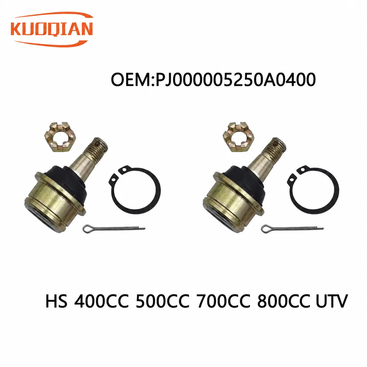 HS 400CC 500CC 700CC 800CC UTV QUAD Ball Joint Tie Rod End Assy Ball Pin E Steering Knuckle Arm  PJ000005250A0400