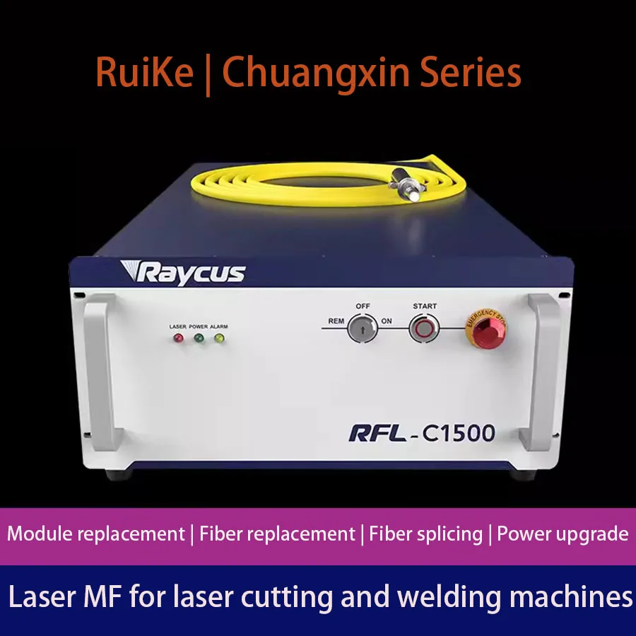 

MAX Chuangxin Laser / Raycus RuiKe Laser 1500 Watts / 2000 Watts / 3000 Watts / 6000 Watts Fiber Laser Cutting Machine