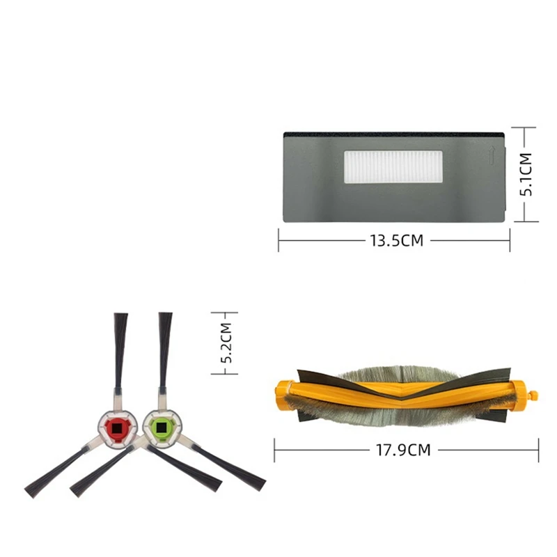 For Ecovacs 900 901 M88 Robot Vacuum Cleaner Roller Side Brush Mop Hepa Filter Spare Parts Accessories image 6