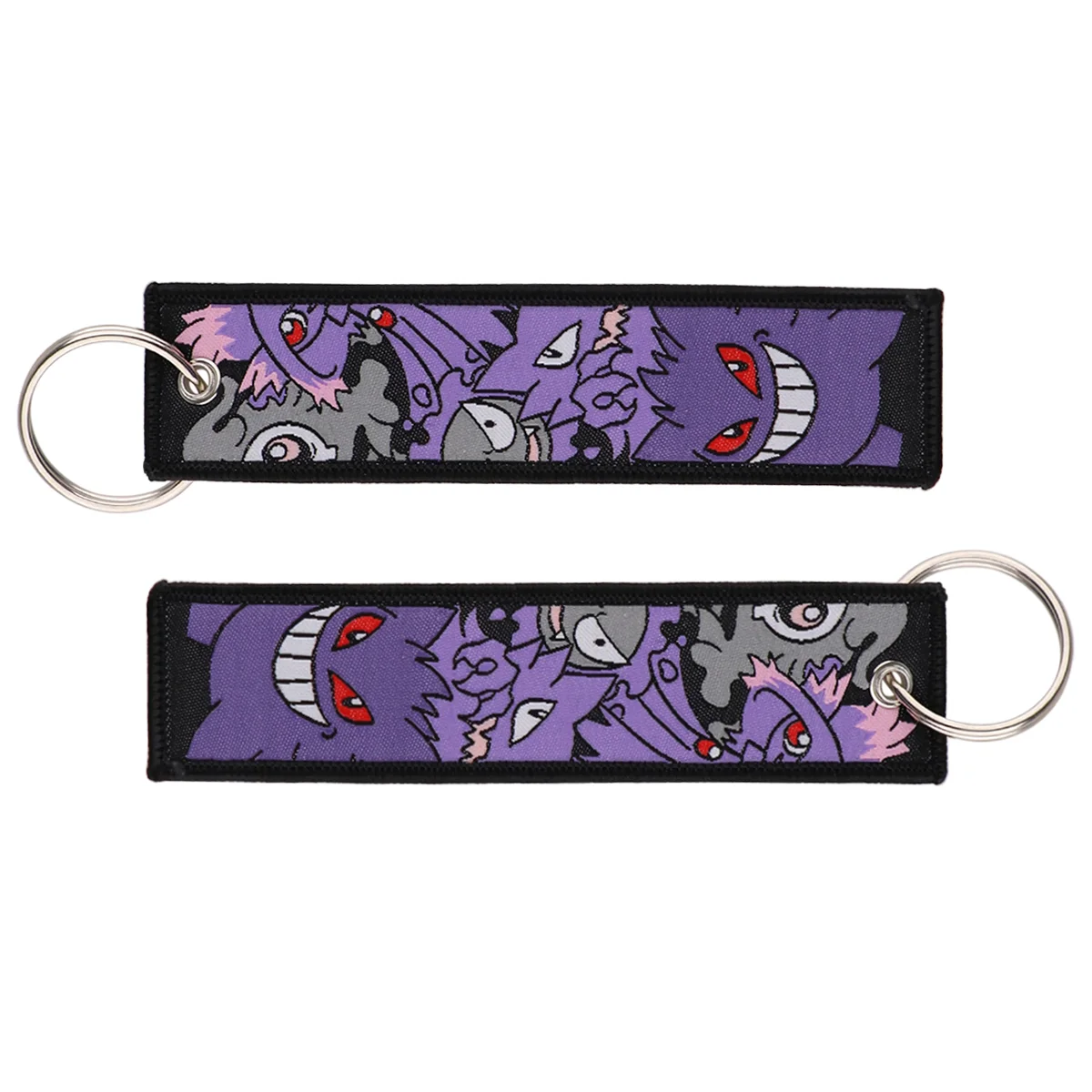 Niedliche Stickerei Schlüsselanhänger Anime Spiel Schlüsselanhänger für Motorräder Autos Schlüsselanhänger Schlüsselanhänger Schlüsselanhänger Schlüsselanhänger Chaveiro Schmuck