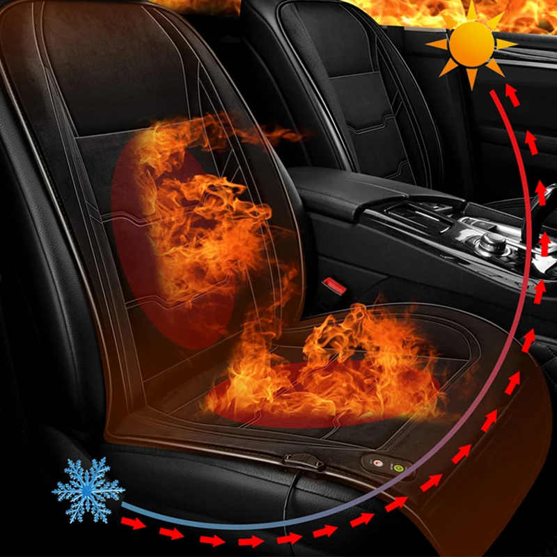 

Черный/коричневый/бежевый универсальная автомобильная подушка для сиденья с подогревом 12 В 24 В зимнее теплое одеяло с подогревом для коляски, грелка для сидений на все сезоны