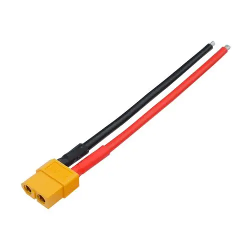 

XT60 Connector Male to Female Adapter Extension Cable Lead Battery Plug With 14AWG Silicone Wire 10CM