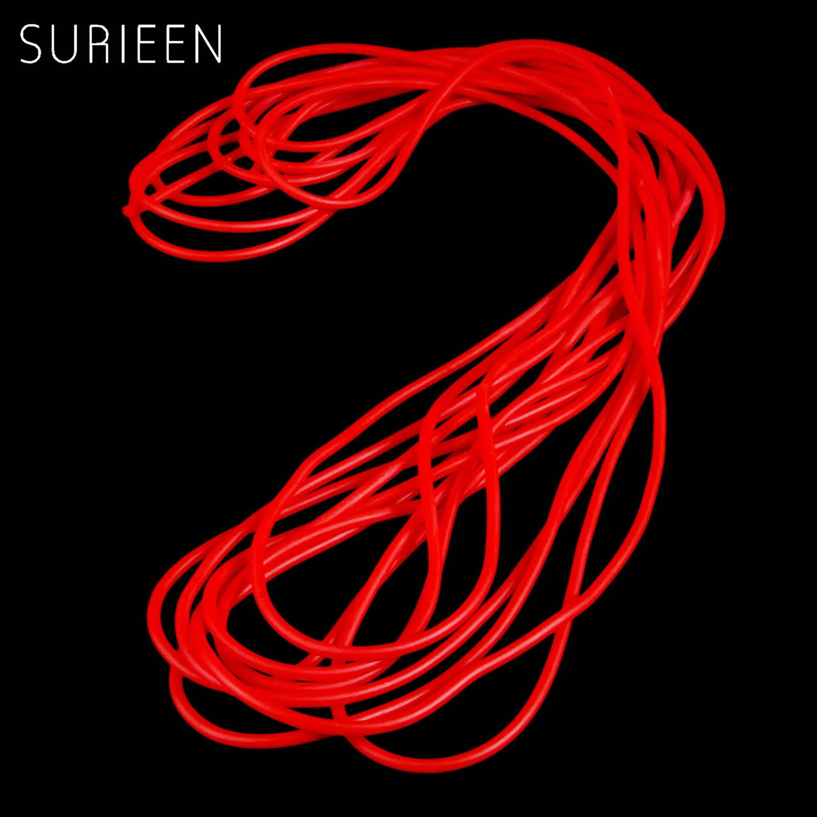 

SURIEEN NEW 10M 1.8mmx4.2mm Natural Latex Slingshot Rubber Tube Catapult Sling Shot Rubber Band Hunting Elastic Bungee Tube 1842