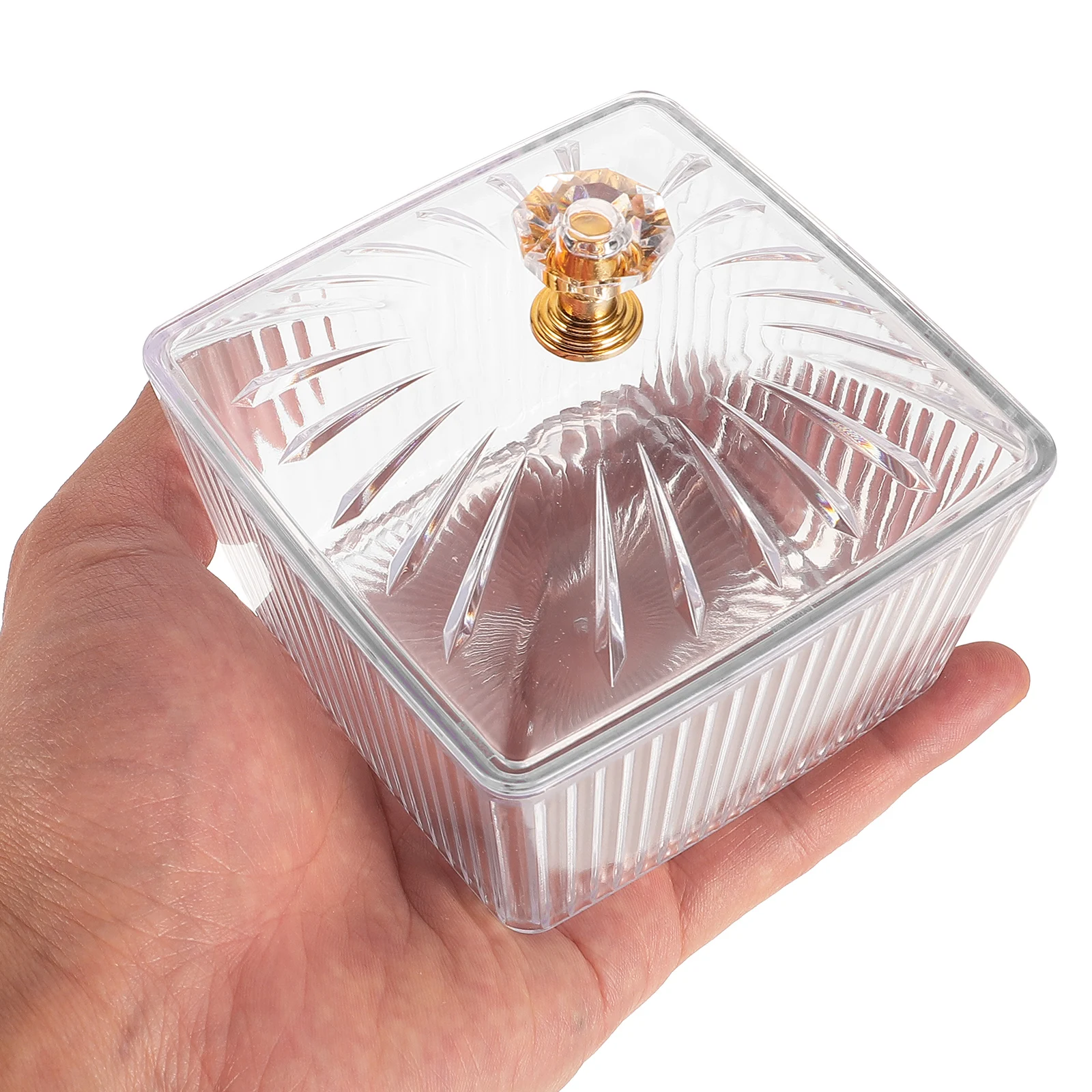 

2Pcs Clear Sweet Jar with Lid Candy Snacks Container for Sugar Coffee Tea Storage Canister Spice Jars Small Bowl Holder