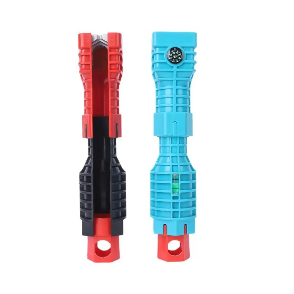 

24 In 1 Bathroom Sink Wrench Set Anti-Slip Handle Multipurpose Plumbing Maintenance Hardware Double Head Wrench Easy DIY
