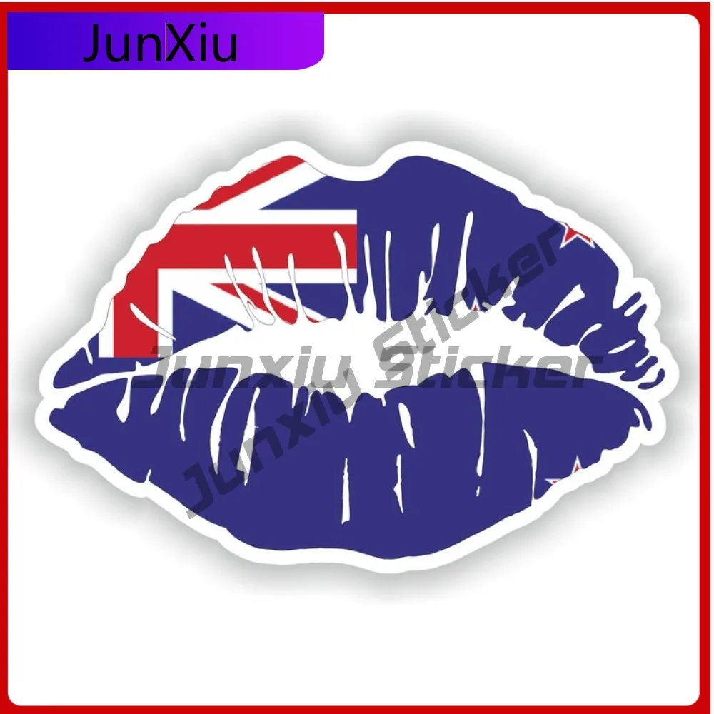 

With National Emblem Detail New Zealand Lips Flag Artistic Auto Exterior Detail Perfect For Outdoor Vehicle Surfaces
