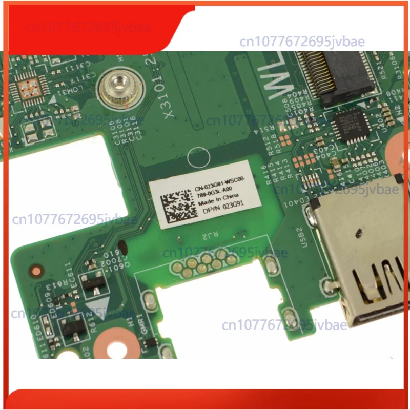For DELL 15-7570 7000 7573 USB Network Card SD Card IO Small Board 023G91