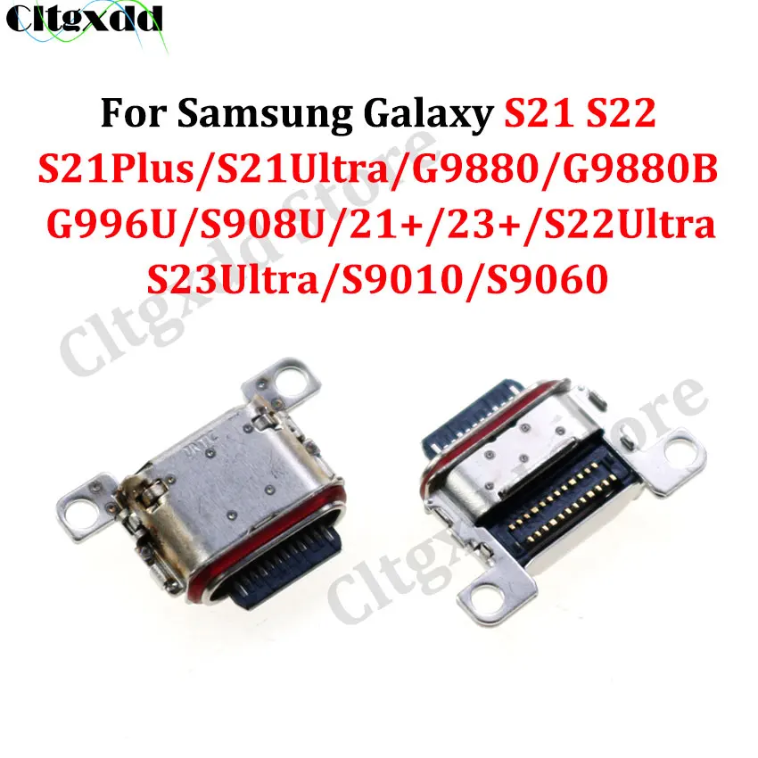 

1pcs Micro USB Connector Socket For Samsung Galaxy S21 S23 S22 Ultra Plus G998B G9980 G996U S908U S901U S906U G990 Charging Port