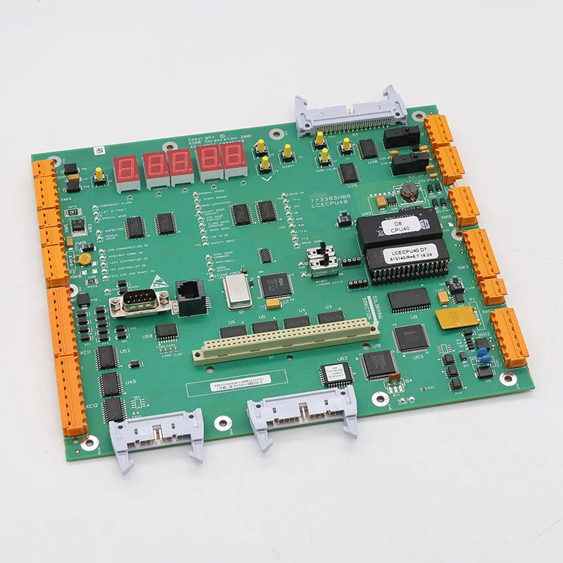엘리베이터 제어판 CPU 보드 CPU40 D7+D8 칩 KM773380G04