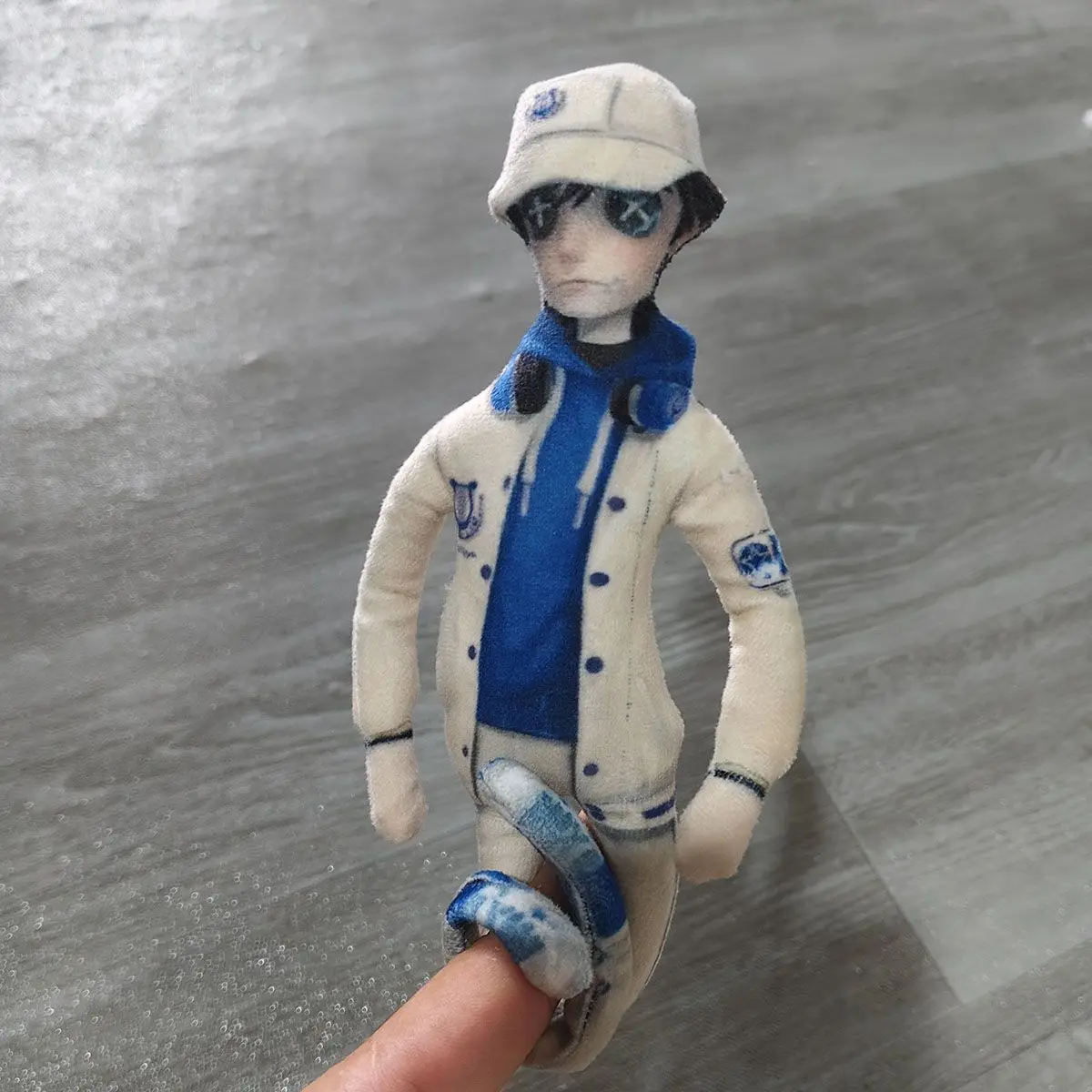 Muñeco de peluche suave mercenario: Identity V Joseph & Ripper - Figura de acción de esqueleto de alambre poseable, accesorio de cosplay