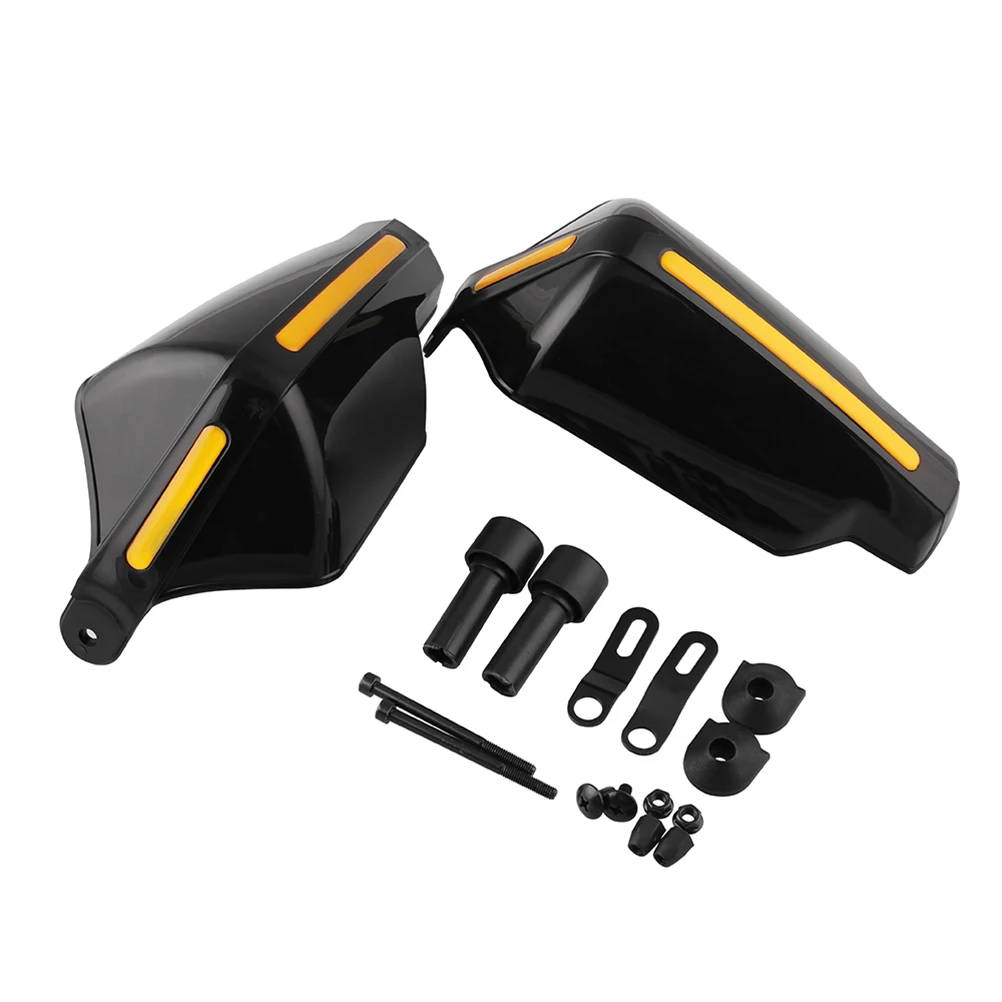 

1 Pair 7/8 Inch Motorcycle Hand Guards Wind Handlebar Half-Transparent Durable Pp Vibration Balance