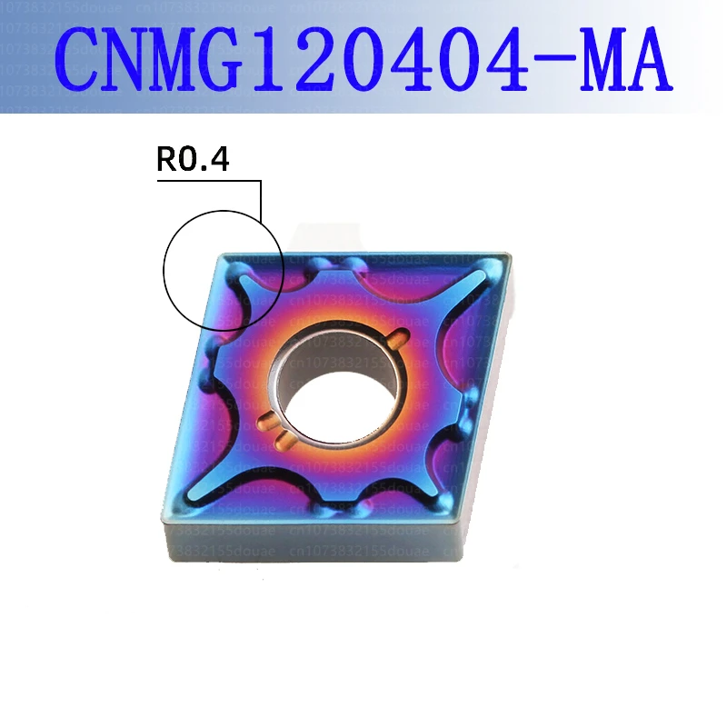 Imagem -04 - Inserções de Carboneto de Aço Endurecido Inoxidável Nano-azul Alta Dureza Corte Cnc Nmg Mgmn Tnmg Tnmg Vnmg Ccmt Dcmt Vcmt