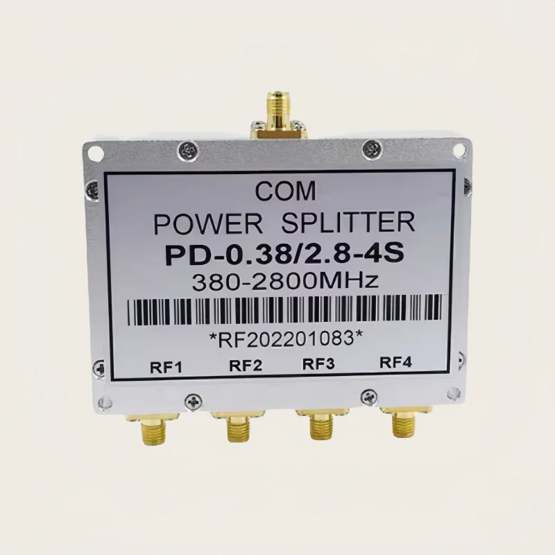 4-way RF distributor combiner 380-2800MHZ power distributor SMA microstrip power divider