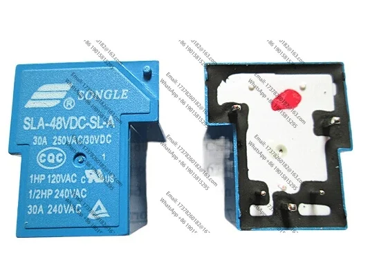 

НОВОЕ реле SLA-48VDC-SL-A SLA-48VDCSLA SLA48VDC 48VDC 30A 250VAC T90 48V DC48V SONGLE DIP5