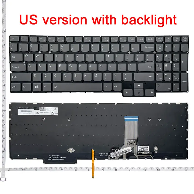 US English NEW Laptop Keyboard For Lenovo Legion Y9000X 2020 2020R 2019 R9000X 2020H Y740S-15IMH  Y740S-15